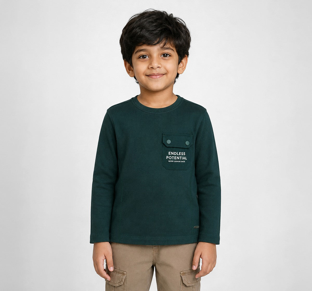 Full Sleeves Rugby Polo T-Shirt Green