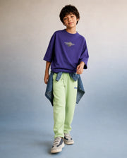 Rare Ones Boys Vinti Cotton Blend Track Pants - Green