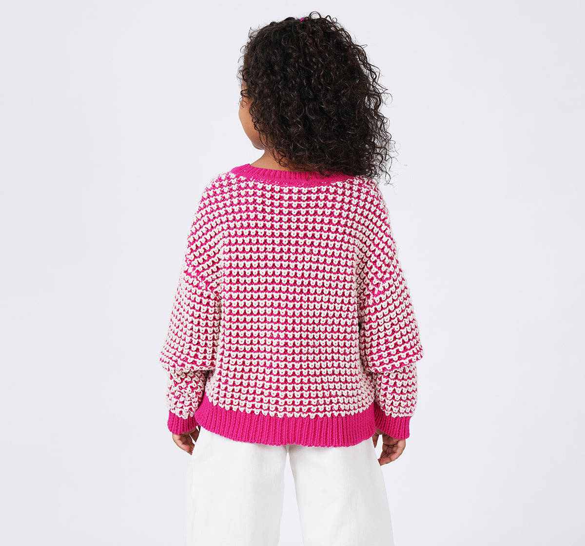 Drop Shoulder Sweater Pink