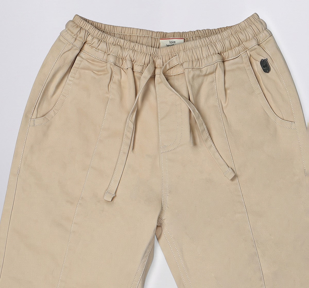 Cotton Twill Trouser Beige