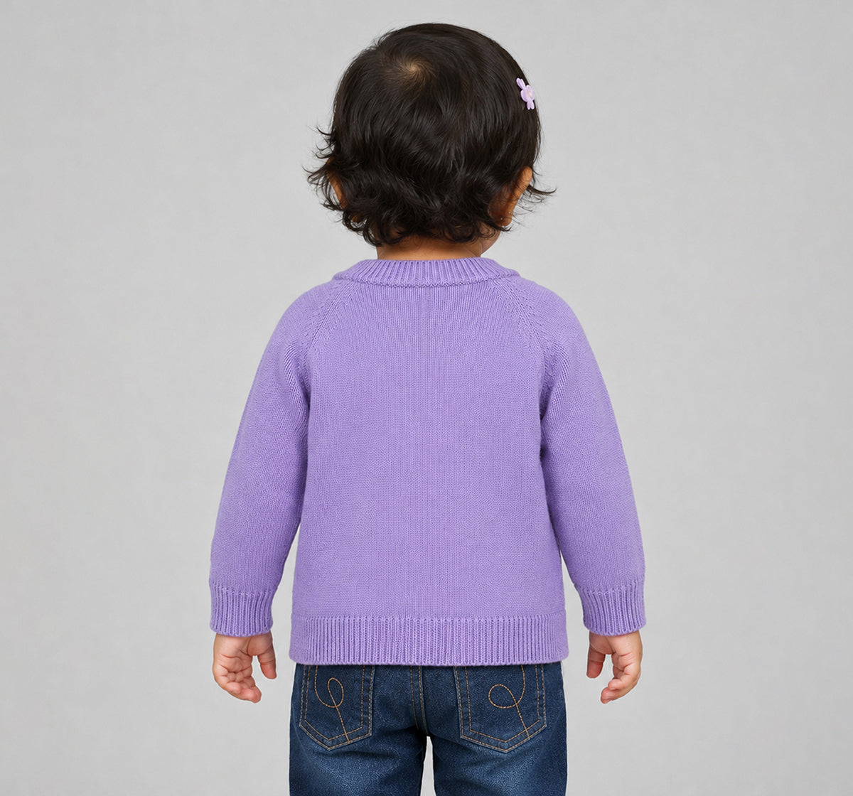 Sweater with Removable Toy Lilac