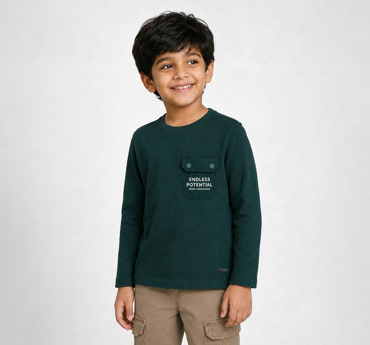 Full Sleeves Rugby Polo T-Shirt Green